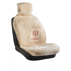 Накидка COMFORT PREMIUM (искусственный) (бежевый) (резиновые точки подклад) 1 шт.
