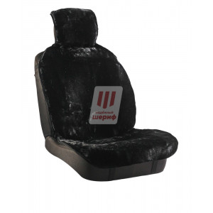 Накидка COMFORT PREMIUM (искусственный) (черный) (резиновые точки подклад) 1 шт.
