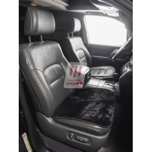 Сидушка COMFORT КВАДРАТ PREMIUM (искусственный) (черный) (резиновые точки подклад) 1 шт.